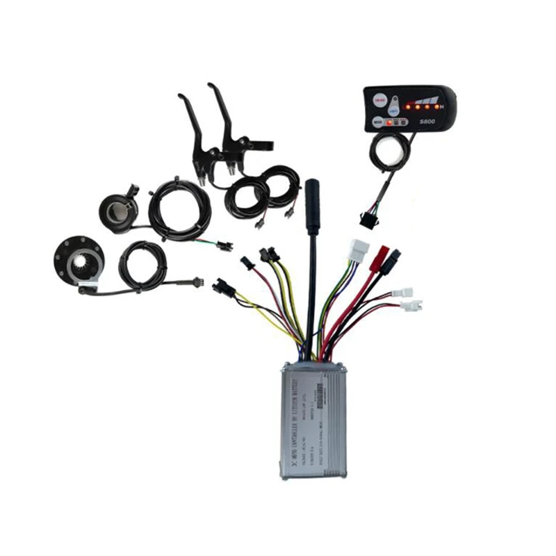 Ebike Controller 36V48V 250W with LCD S800 Display SMPlug 15A Electric