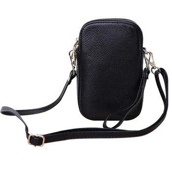 

Fashion Lady Shoulder Bag Messenger Bag Women Mobile Phone Bag Coin Faux Genuine Cow Leather Mini Handbag High Quality Bag