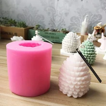

3D Pine Cones Silicone Mold for DIY Handmade Candle Making 3D Candle Molds Silicone Wax Mold Soap Making Soap Mold