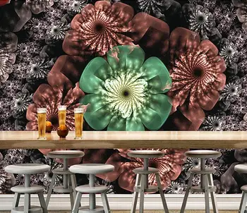 

custom wallpaper for walls 3 d Colorful fashion wallpaper non woven Living room bedroom Bar KTV background wall 3D