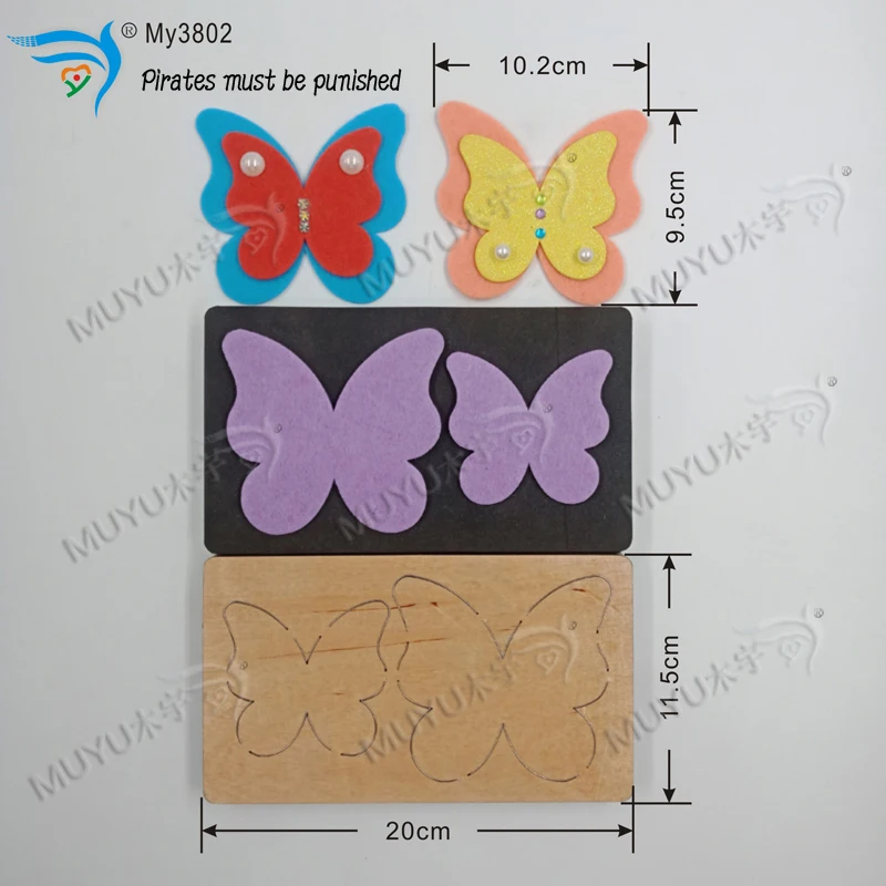 

Butterfly-MY3802 DIY new wooden mould cutting dies for scrapbooking Thickness/15.8mm/MY