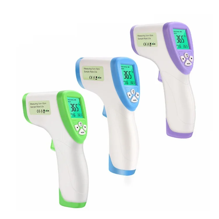 

2020 Baby Adult Electronic Digital Non-Contact Infrared Thermometer Ear Temperature Gun One Second Read Forehead Measurement
