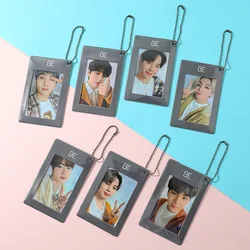 Kpop – porte cartes postale Bangtan Lomo pour garçons, étui de Collection avec porte clés pour sacs, accessoires pour Fans 