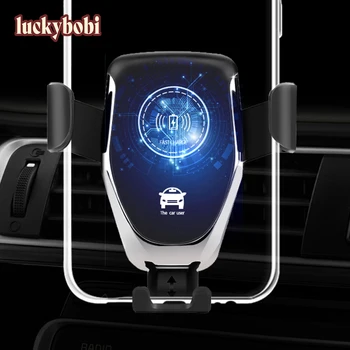 10 ワット/7.5 ワット/5 ワットG03 プロワイヤレス車の充電器ホルダー 2 · イン · 1 電話ホルダー高速充電デバイス用 4-6.5 インチ携帯電話