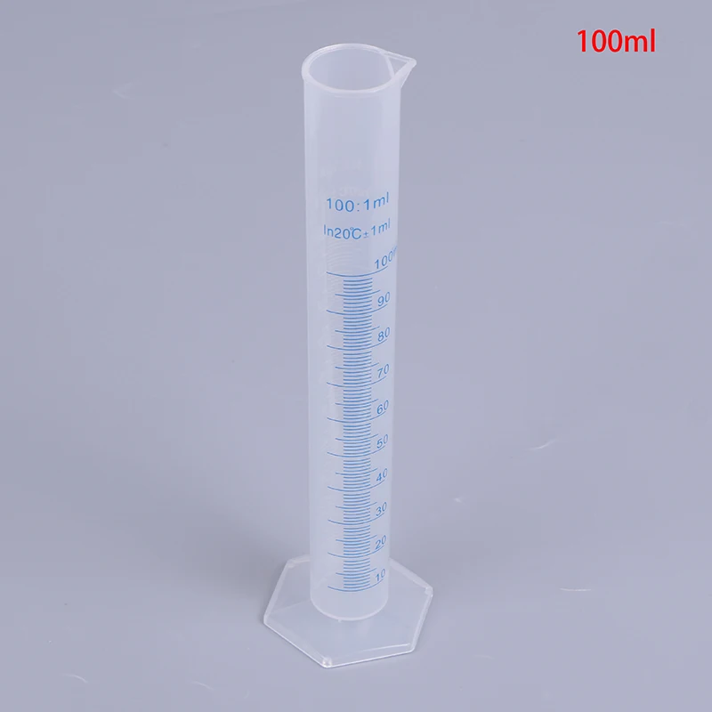 1Pcs 100ml Measuring Cup Plastic Cooking Cylinder Liquid Blue Scale Tool Chemical Laboratory Tool Dchool Laboratory Tool