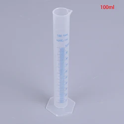 1Pcs 100ml Measuring Cup Plastic Cooking Cylinder Liquid Blue Scale Tool Chemical Laboratory Tool Dchool Laboratory Tool