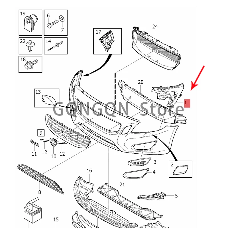 

Кронштейн Автомобильный stent 2011-2012vol vos60, крепежный кронштейн переднего бампера, крепежная база переднего бампера, основание конденсатора резервуара для воды
