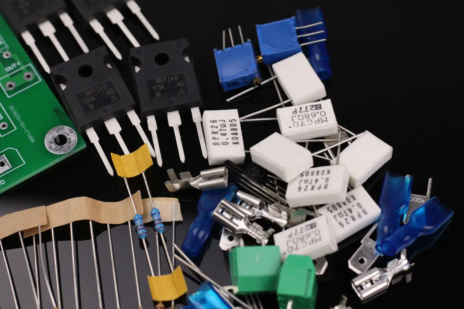 Одна пара 5 Вт одиночный класс A FET + MOS усилитель мощности Набор DIY AMP|kit diy|single-ended class