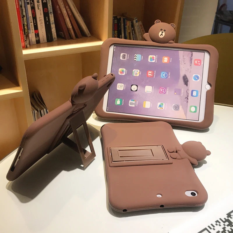 

Shockproof Protective Case for Apple IPad 2/3/4 Air 1 2 Silicone Drop Proof Case Cover for Home Children Kids with Free Shipping