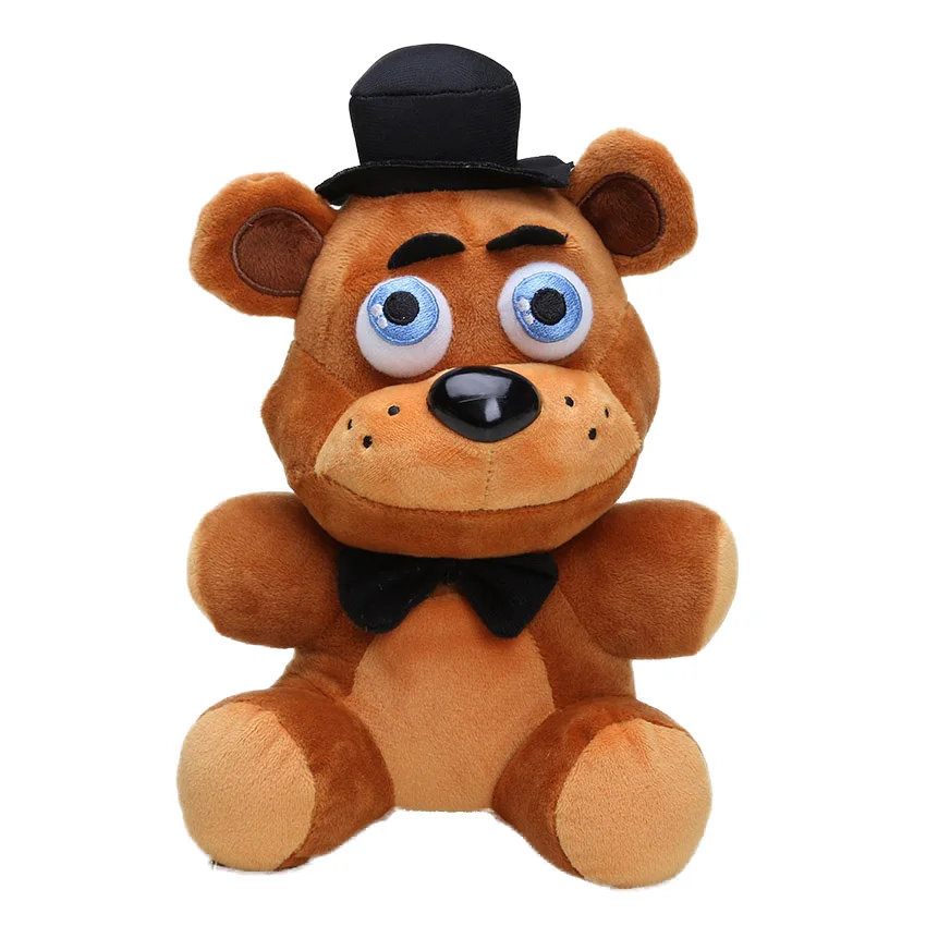 25 см FNAF кошмар медведь Фредди Фокси пружинная ловушка Бонни плюшевые игрушки пять ночей у Фредди игрушка мягкая чучела животных куклы - Цвет: old 25cm bear