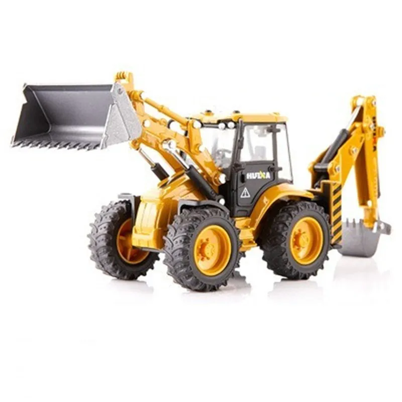 High-quality construction vehicle model toys,1:50 metal excavator, forklift, dump truck model,1:50 vehicle collection 4
