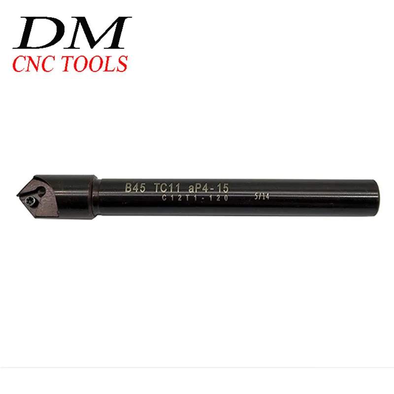 1 шт. 45 ° снятия фаски держатель инструмента B45 TC11 C12T1-120(4-15) CNC инструмент для снятия фаски токарные детали