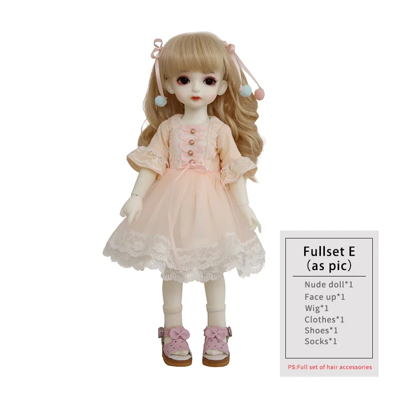 ShugoFairy Kimi BJD SD кукла 1/6 YoSD модель тела для маленьких девочек и мальчиков высокое качество игрушки магазин фигурки из смолы - Цвет: Fullset as in pic