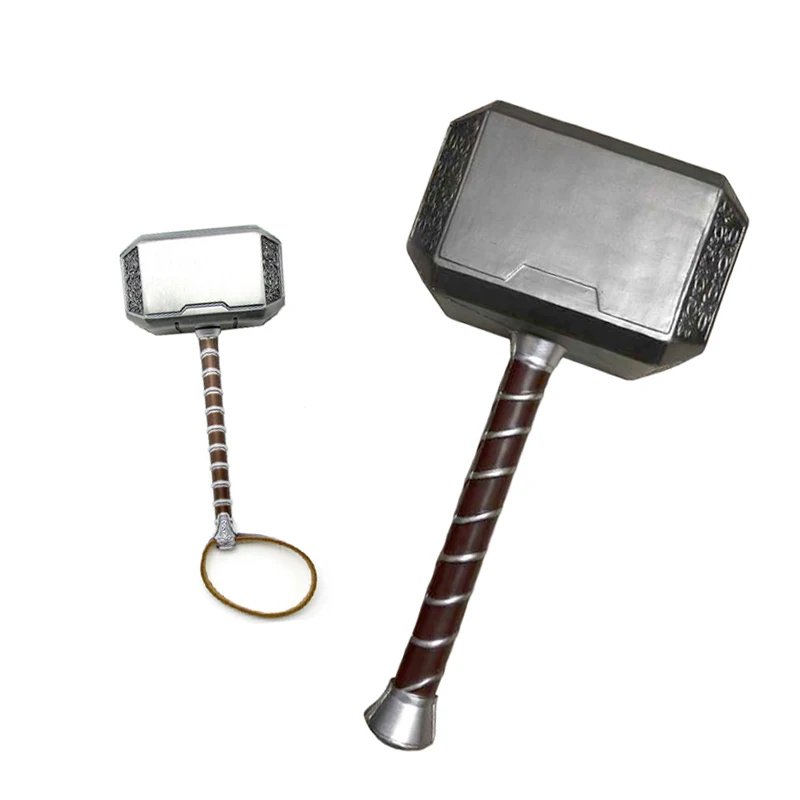 

Avengers Endgame Thor Hammer Captain America Cosplay 1:1 Weapons Movie PU/metal Figure Weapons Model Movie Role Playing Toy
