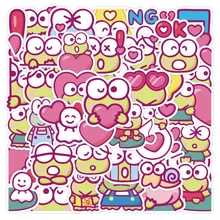 

50PCS Big Eye Frog Stickers Interesting Graffiti Love Cartoon Animal Computer Notebook Mobile Phone Cup Skateboard Children Toy