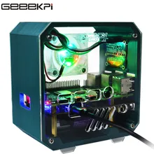 GeeekPi UPS V5 UPS Plus Cover-ups With RTC Power Supply Device Ice Tower 3D Printer Case for Raspberry Pi 4B / 3B+ /3B