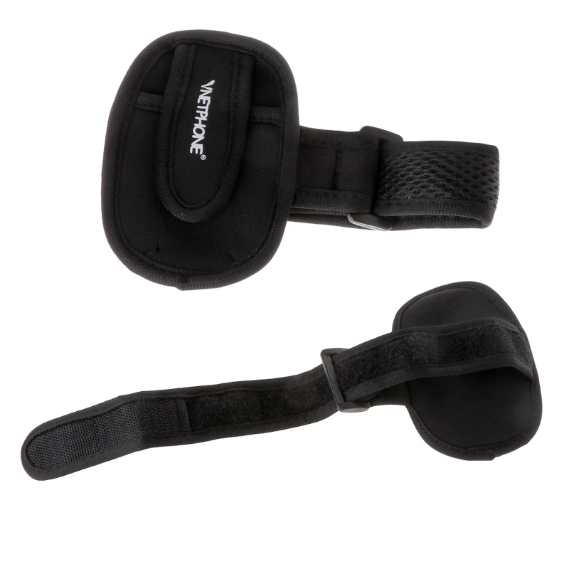 Black Referee Interphone Armband Bag Headset Armlet Headset Rider Portable Bag Case