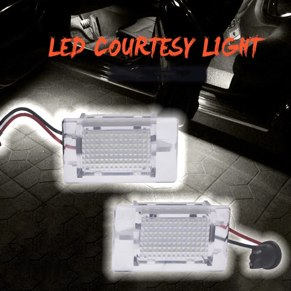 

2pcs Led Courtesy Door Step Light For Ford Focus 11 Cabriolet Focus MK1 Facelift Escort Fiesta Granada Scorpio