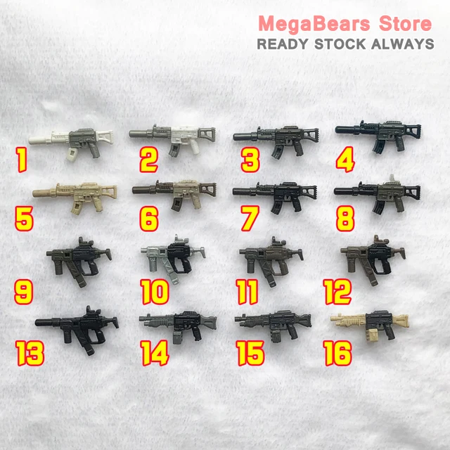 Mega Bloks Construx Call of Duty Assault Rifle 1 Weapon *New Unused* Building Blocks Construction Toys 1