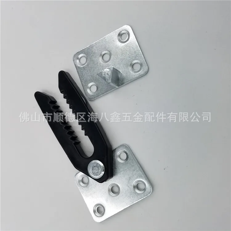 Shunde аппаратные средства напрямую от производителя продажи металлический диван соединитель пластиковый гвоздик для дивана сочетание диван релиз пряжки HX038A