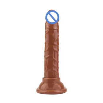1PC Dildo Realistic Gode Enorme Female Toys 145mm Huge Penis Suction Cup Male Dick Erotic Toys for Adult Sex Toys for Woman 6