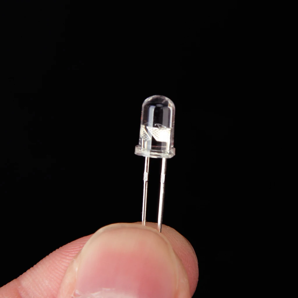 2x 50pcs Dia. 5mm RGB Tri-Color Quick Flashing LED Light Round Emitting Diodes