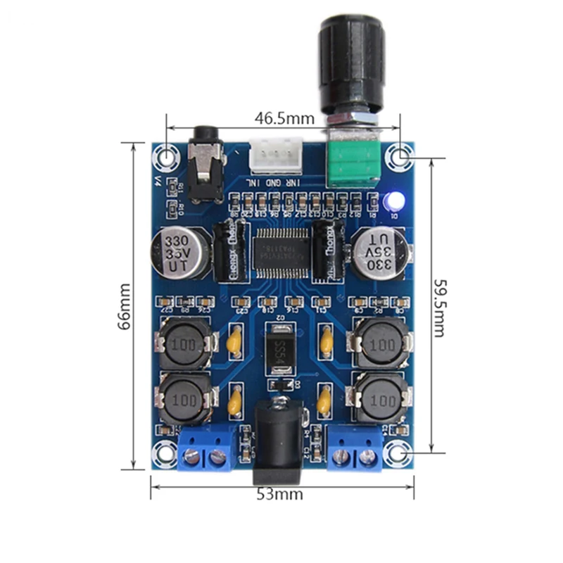 TPA3118D2 HD Digital Power Amplifier Board Dual Channel 2*45W Audio Amplifiers DC12-28V Amplificador For Amp DIY Speaker