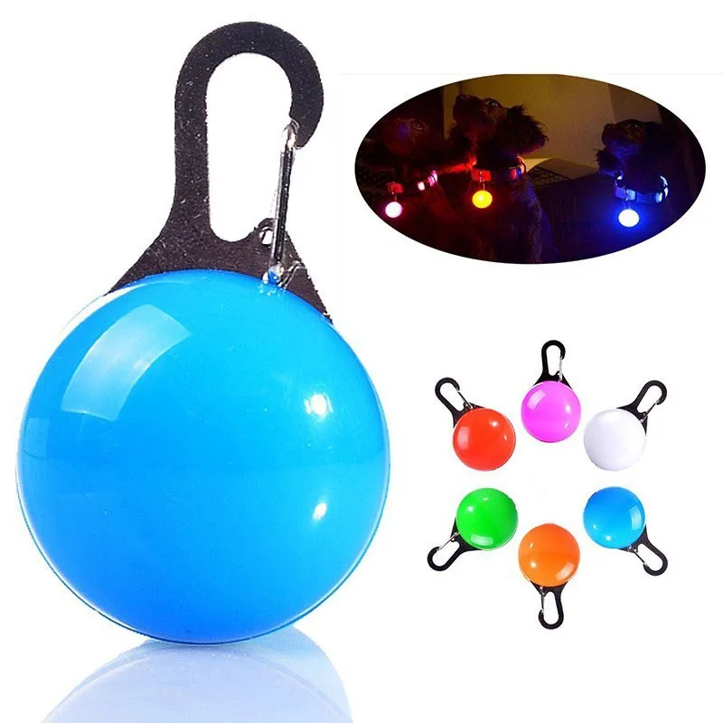 1Pcs Mini font b Pet b font Safety Keyring Night Light Pendant Puppy Dog LED Flashing