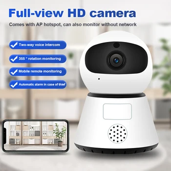 

Y5 Wireless Mini Ip Camera wifi Infrared Night Vision Security Surveillance Camera Move Detection Cloud Service PTZ Full-HD
