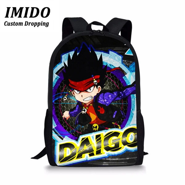 IMIDO школьный рюкзак для мальчика для путешествий Beyblade Burst, игровой рюкзак с рисунком, Школьный набор, Детские крутые школьные сумки, рюкзак с - Цвет: WLL3288C