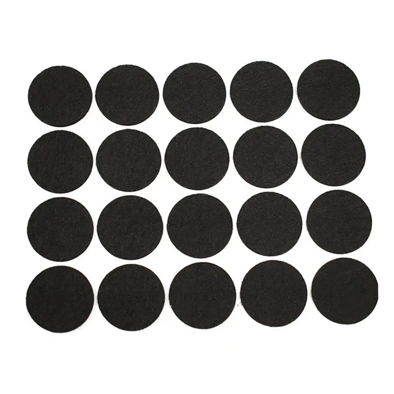 100pcs Self Adhesive Floor Furniture Chair Scratch Protector Round Foam Pads 