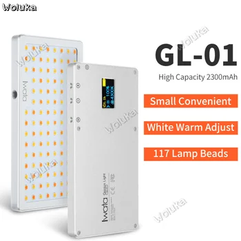 

LED Fill Light 3000K-5500K Adjustable CRI Super Natural Light Aluminum Ultra-thin Portable Phone LED Video Light GL-01 CD50 T03