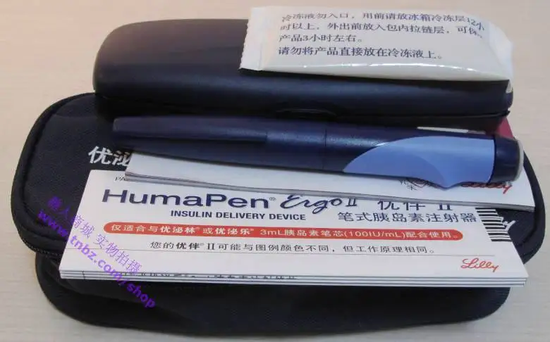 Kaufen Tragbare Lilly Huma stech Stift Ergo 2 spritze Insulin lanzette Stift 3ml Diabetische Produkte Blut Zucker Injection für Diabetes