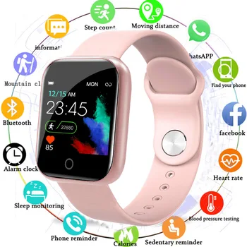 

New Smart Watch Women Men Smartwatch For Android IOS Electronics Smart Clock Fitness Tracker Silicone Strap Smart-watch Hours