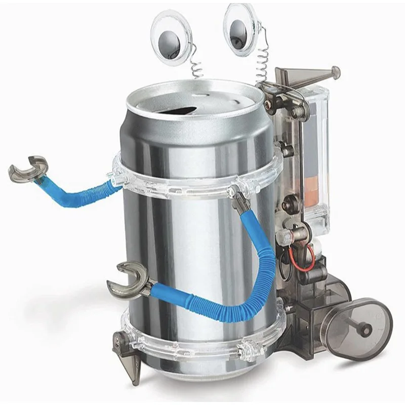 

DIY Science And Technology Making Toys Science And Education Brain Development Creative Power Machine Series Pop Can Robotnew