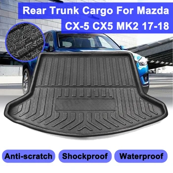 

Rear Trunk Cargo Car styling Interior Accessories Boot Liner Waterproof Mat Shockproof For Mazda CX-5 CX5 MK2 2017 2018