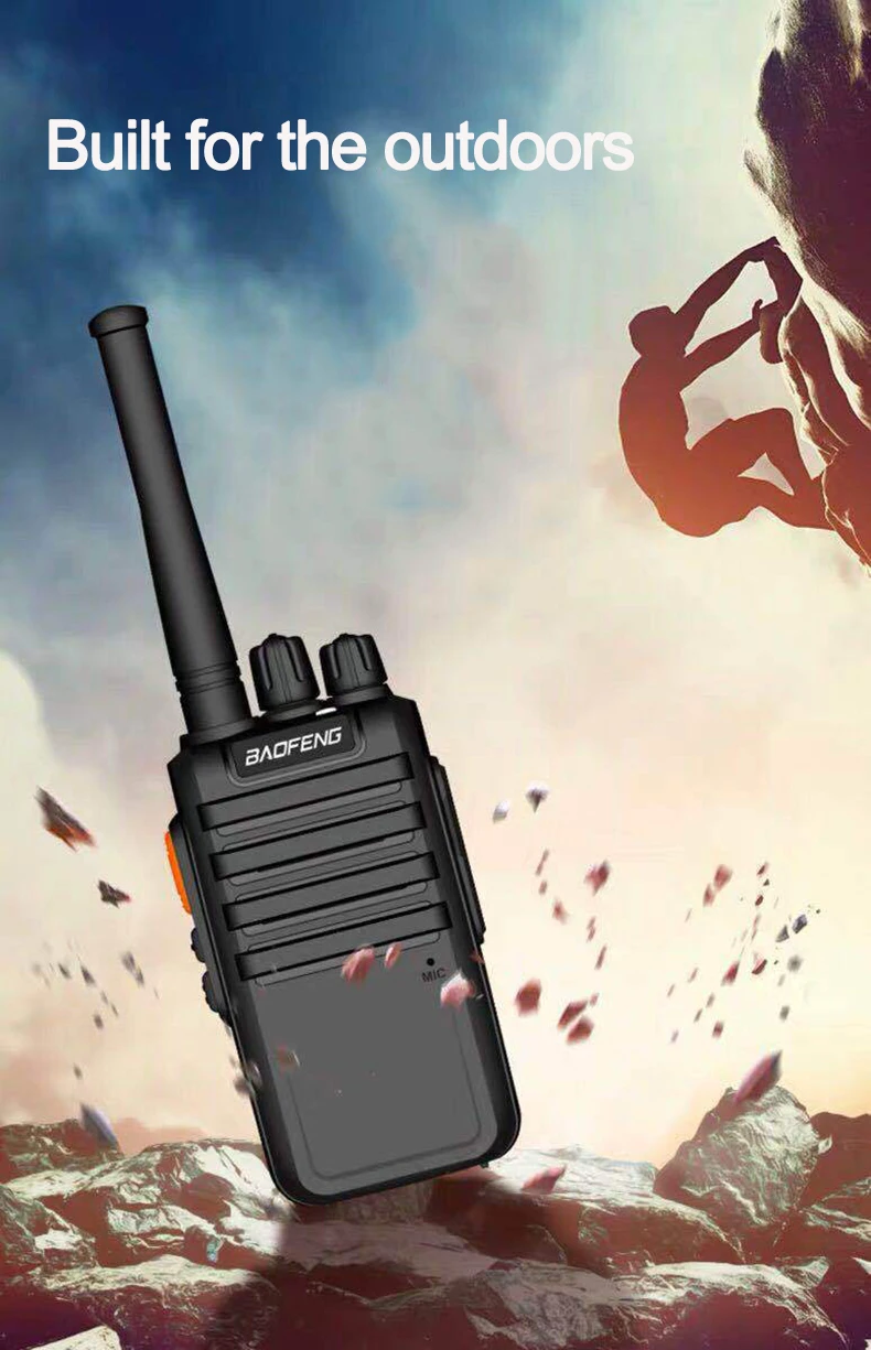 2 шт Walkie Talkie двухстороннее радио переговорное беспроводное baofeng M4 с UHF400-470MHz Walk Talk CB радио коммуникатор рация