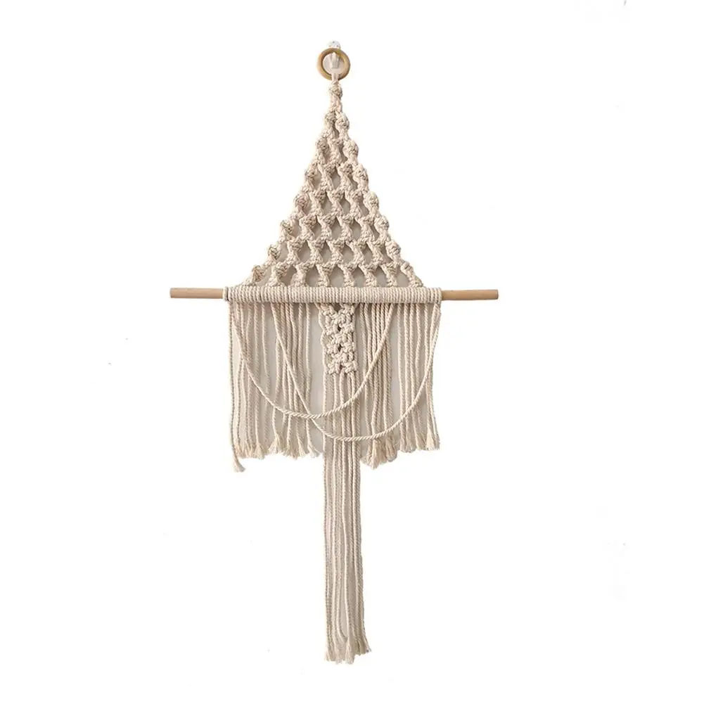 

Macrame Tapestry Decorative Wall Hanging Decorations Hand-woven Bohemia Handcraft Tassel Tapestry Background Wall Decor Home