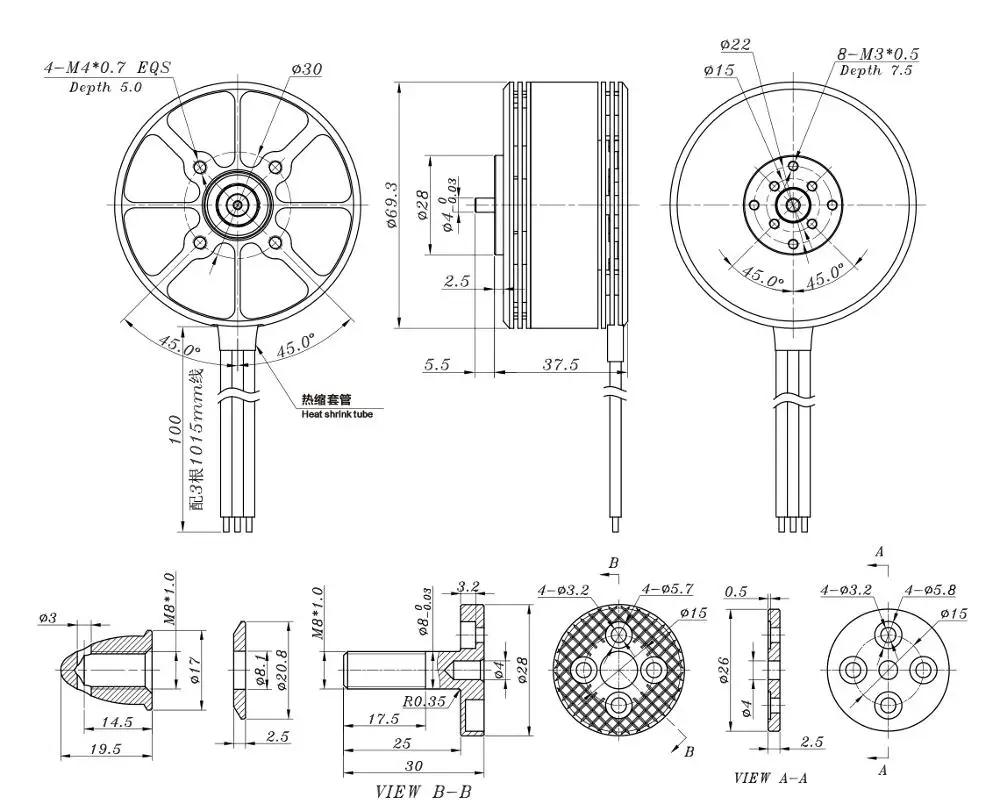 Sunnysky X6215S 170KV 210KV 350kv бесщеточный двигатель для радиоуправляемой модели и мультикоптера дрона