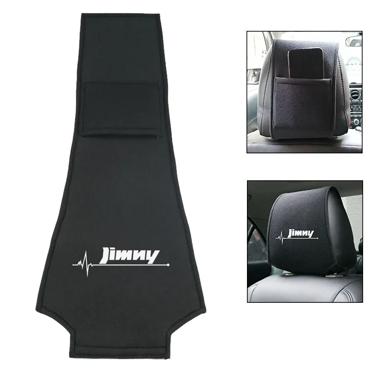 1pcs Car Headrest Cover Fit Suzuki Jimny 2019 Car Styling Accessories