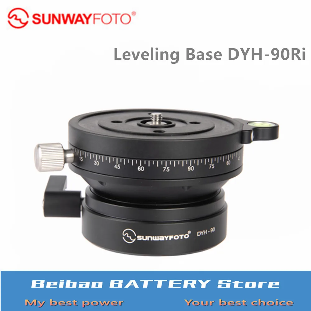 

SUNWAYFOTO Leveling Base DYH-90Ri Level Tripod for DSLR Camera Tripode Ballhead Tripod leveling base Panoramic LevelTripod