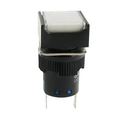 

DC 24V 2 Pin Style Plastic White Indicator Signal Light