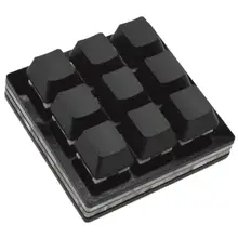 Black programmable keyboard custom keyboard customization DIY keyboard 2/3/4/5/8/9/12 key USB macro keyboard mechanical keyboard