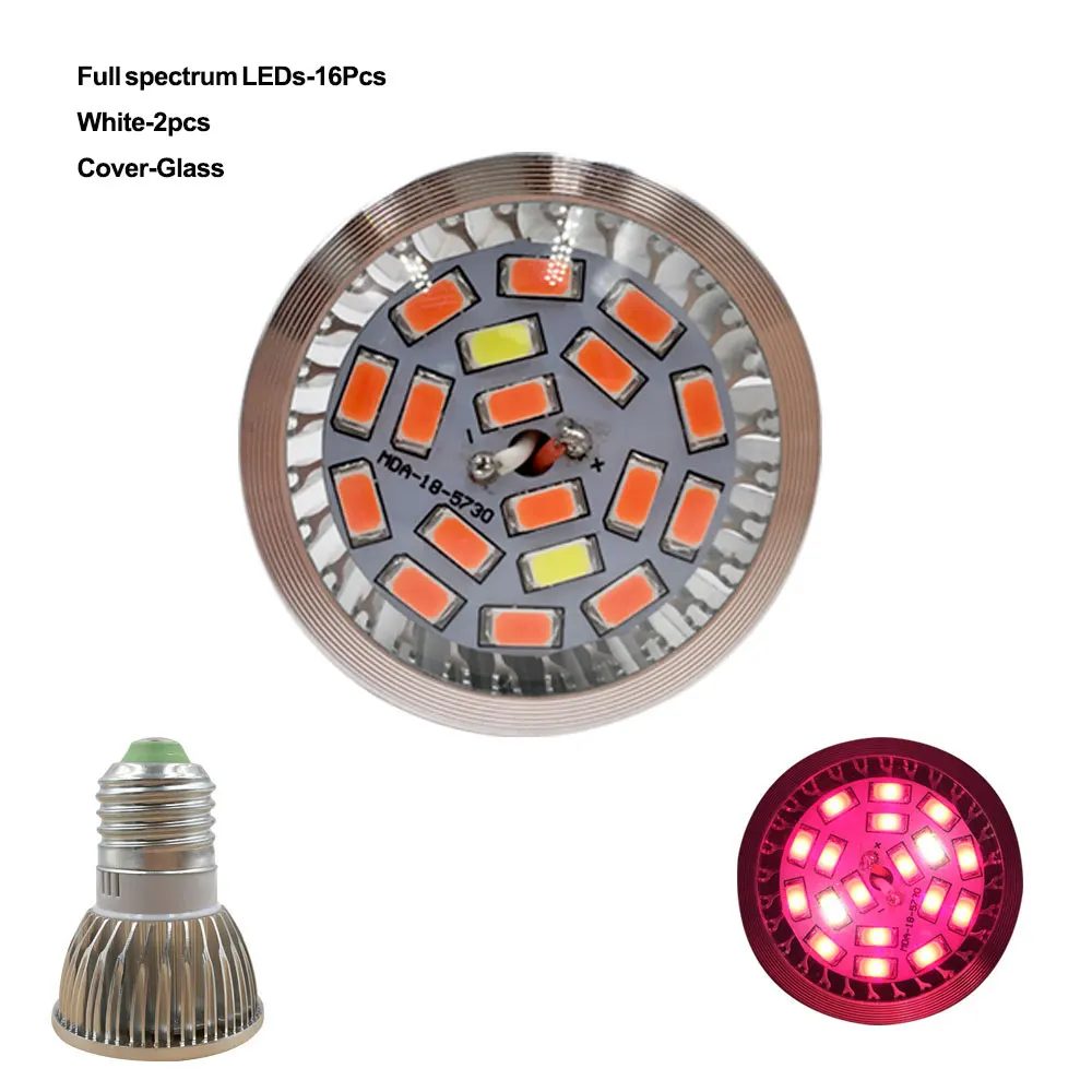  Full spectrum Grow light E27 LED growing plants Grow lamp lampara led cultivo led lamp for flower p - 32715314646