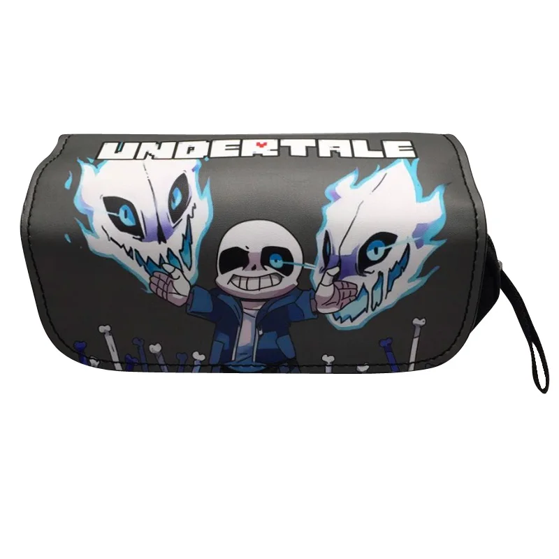 Тапочки в виде персонажа аниме Undertale Косплэй школьный Карандаш Чехол Коробка для хранения косметических принадлежностей, сумка в подарок - Цвет: 2