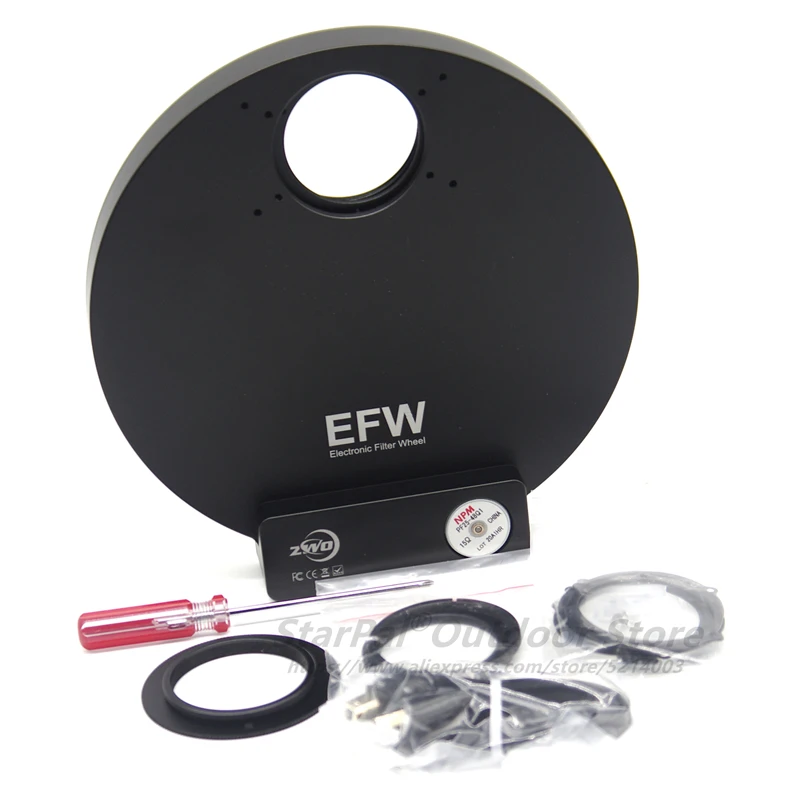 オフアキ・ミニフィルターホイール ZWO 電動フィルターホイール 7