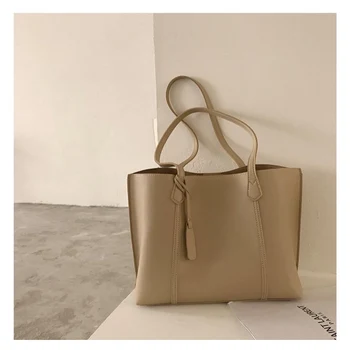 

Handbag Woman Large Capacity Commuting one-shoulder Bag Tote Bags Simple Versatile Casual Fashion Temperament Female Handbags