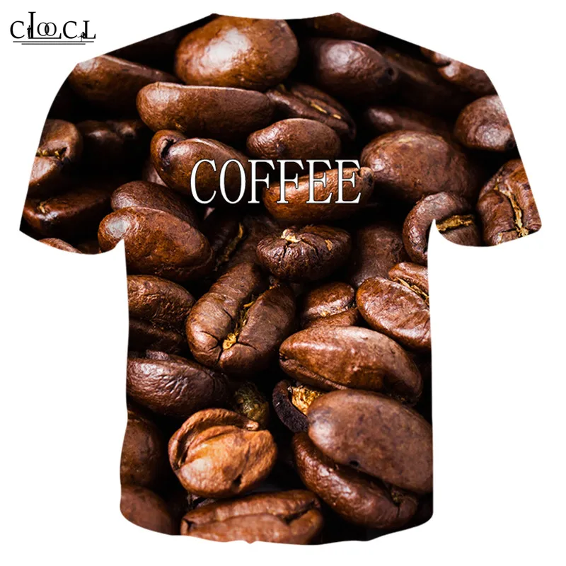 3D Fashion T Shirts Coffee Beans Printed Short Seelve T-Shirt Women Men Harajuku Hip Hop Streetwear Design Tshirt Tee Unisex Top (1)
