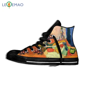 

Walking Canvas Boots Shoes Breathable Hot Sales Fruit And Flower Painting Art Trendy Sport Shoes Classic Sneakers