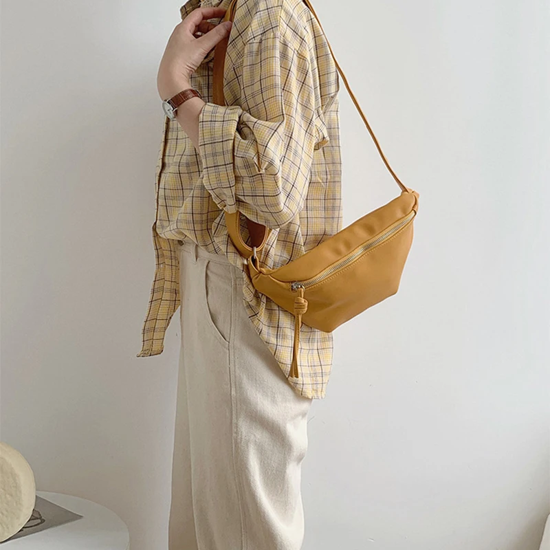 

2019 New Fashion Dumplings Women Messenger Bags High Quality Cross Body Bag PU Leather Mini Female Shoulder Bag Handbags